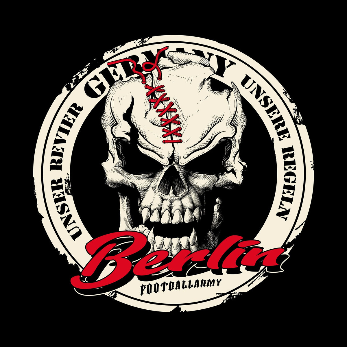 Berlin Fan Skull Edition - Shirt / Hoodie