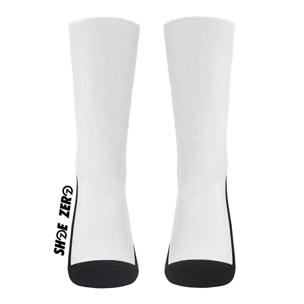 zero custom crew socks front pair view