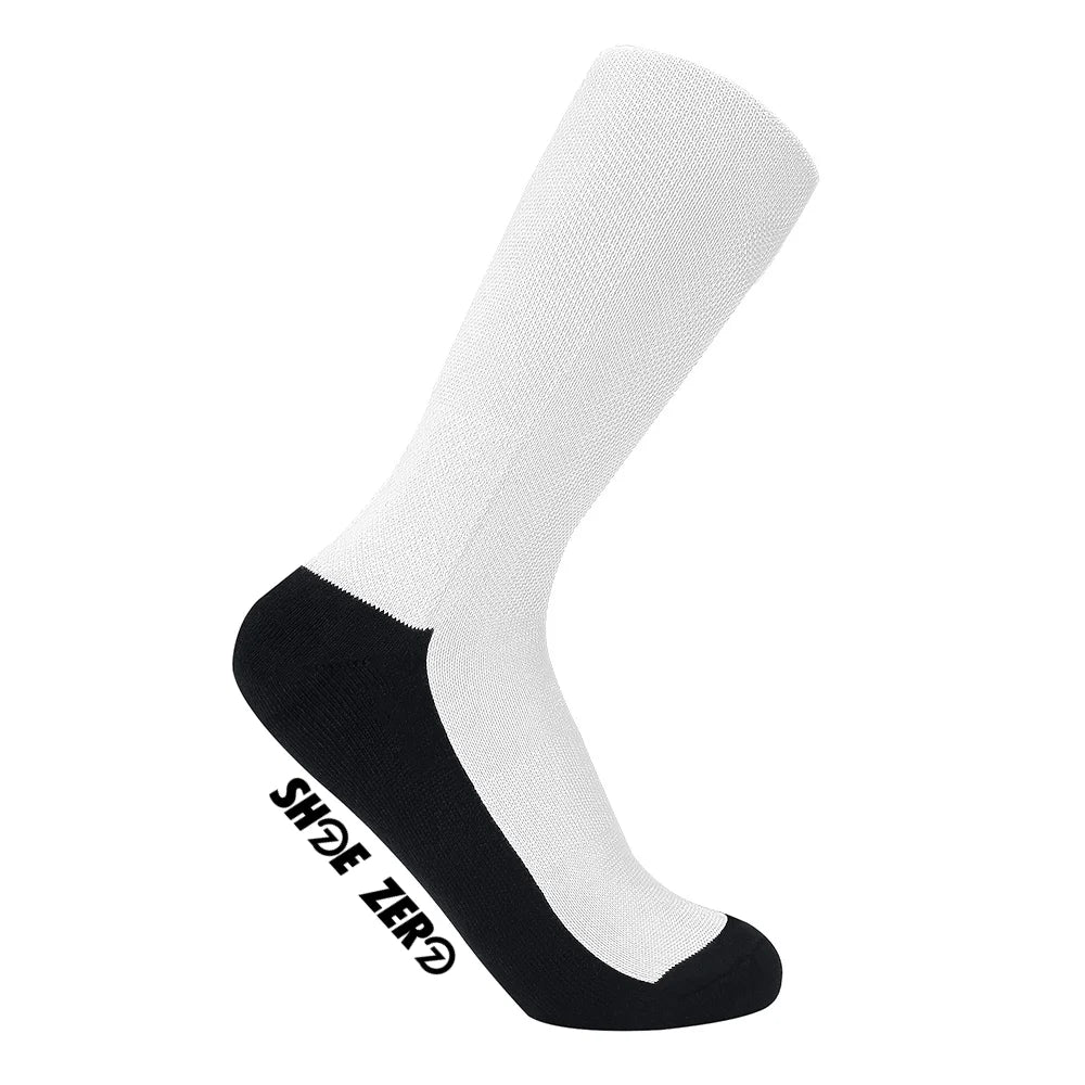 zero custom crew socks right outside view