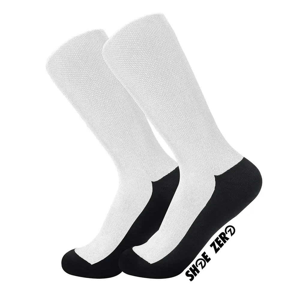 zero custom crew socks pair side view