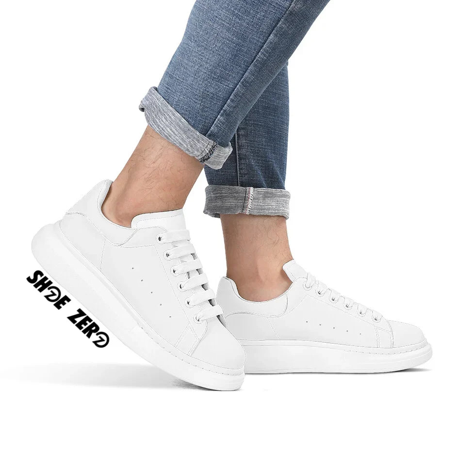 Customizable Leather Oversized Sneakers - Model