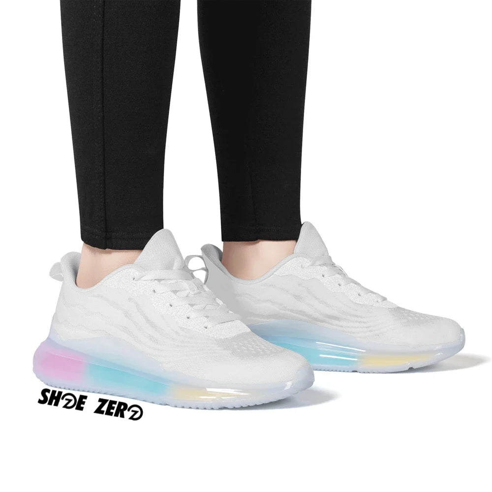 Customizable Rainbow Atmospheric Cushion Running Shoes - Model