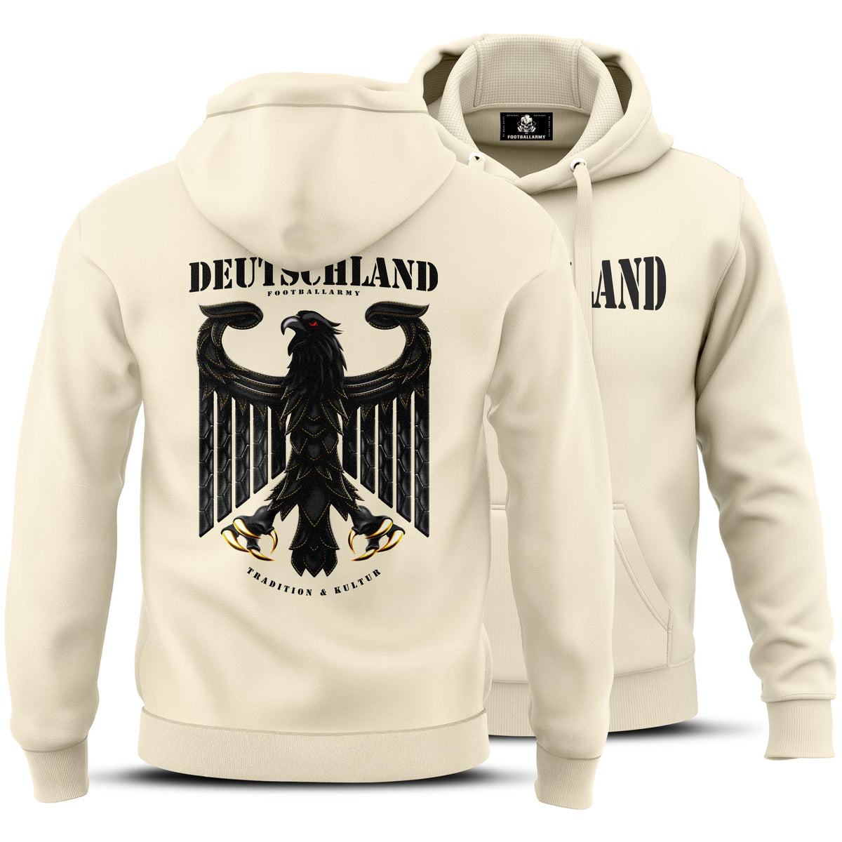 Deutschland Hoodie  – Adler Rückenprint – Streetwear Edition