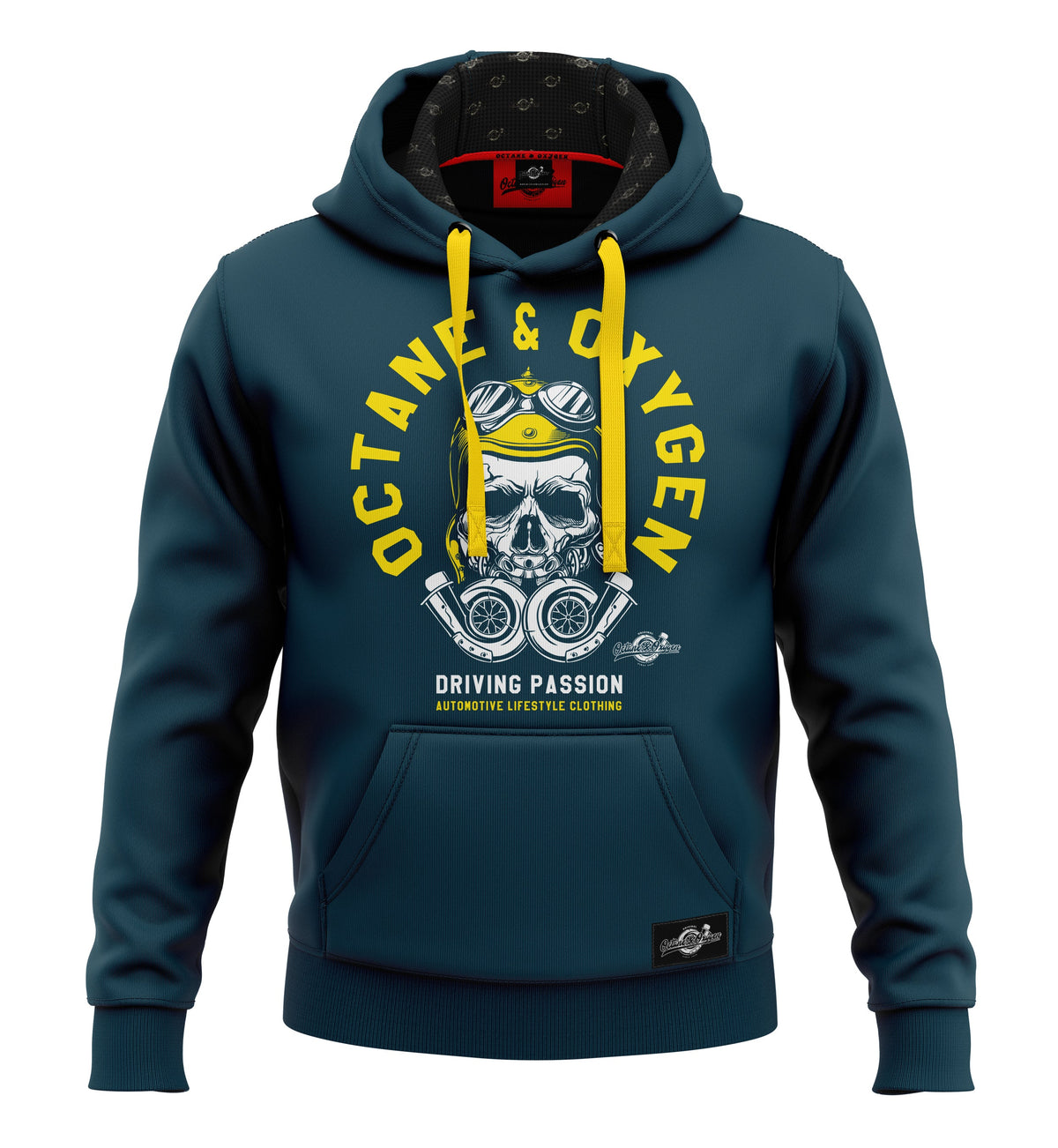 Octane & Oxygen Premium Hoodie mit Turbo Skull Edition