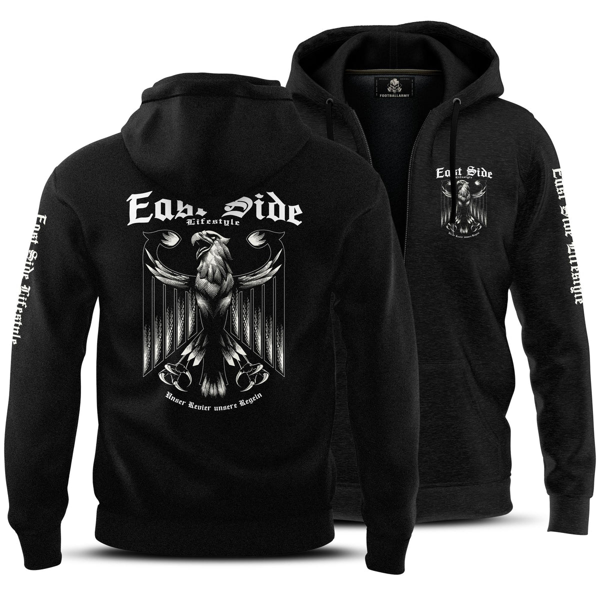East Side Lifestyle Adler – T-Shirt, Hoodie & Windbreaker