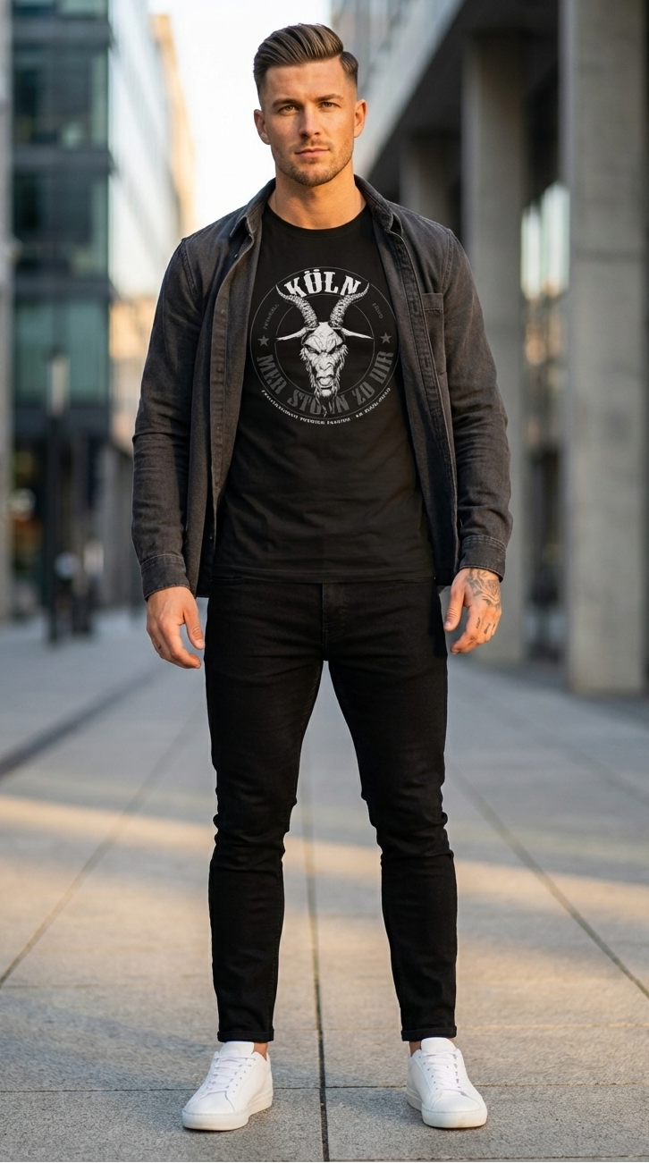 Köln Fan Shirt - Black on Black