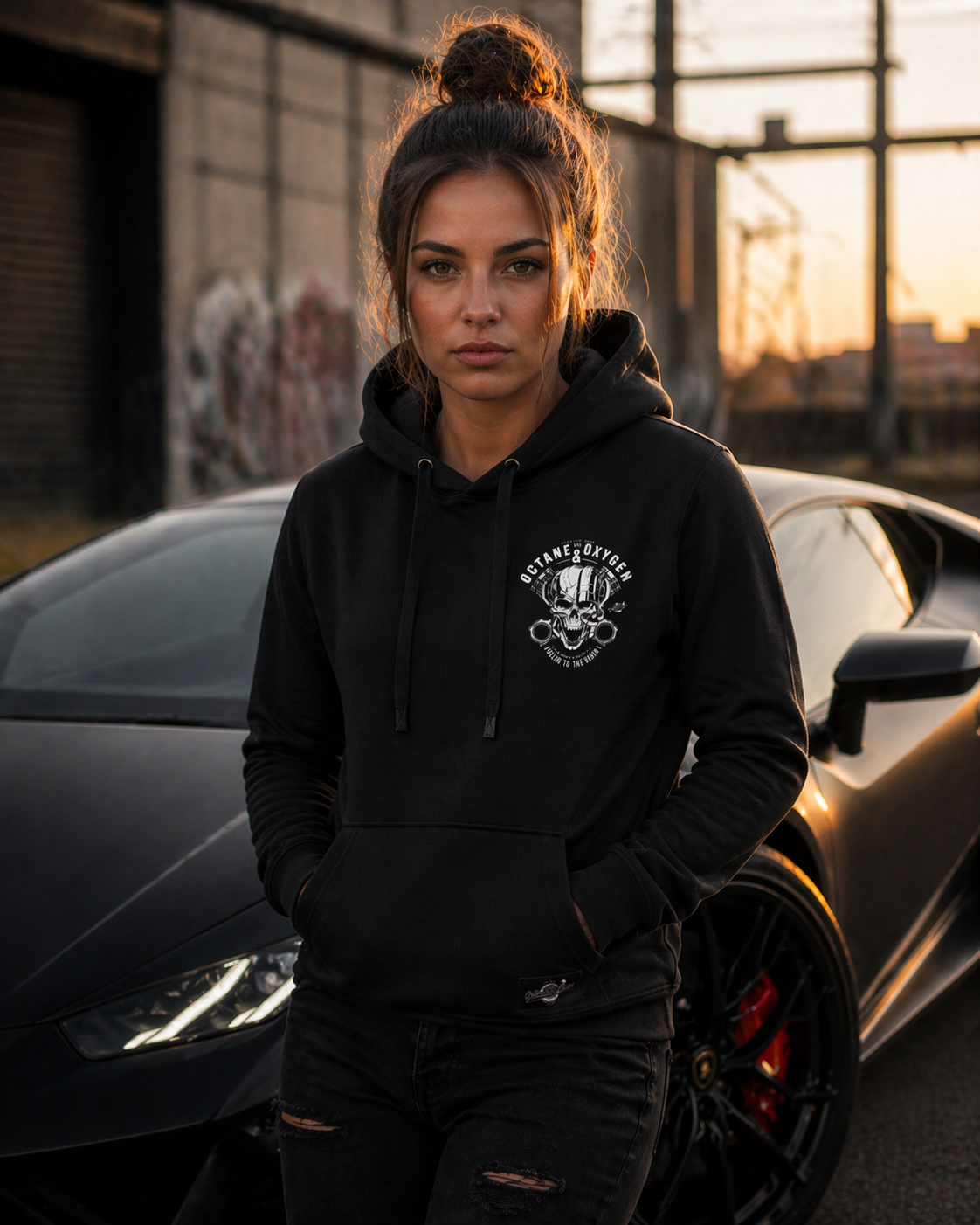 Octane & Oxygen Premium Hoodie Skull Edition