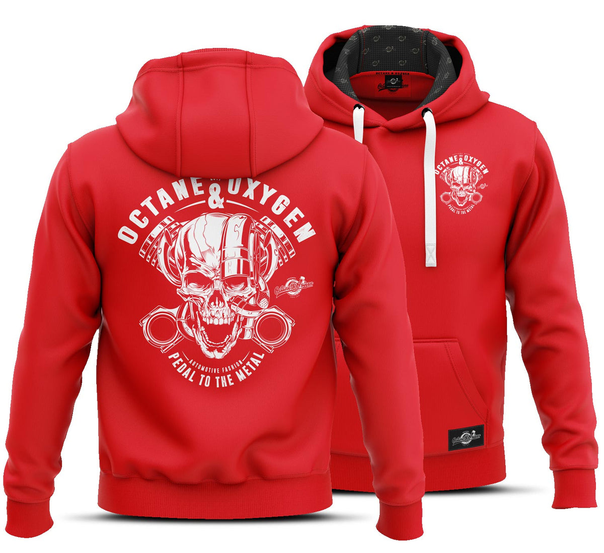 Octane & Oxygen Premium Hoodie Skull Edition