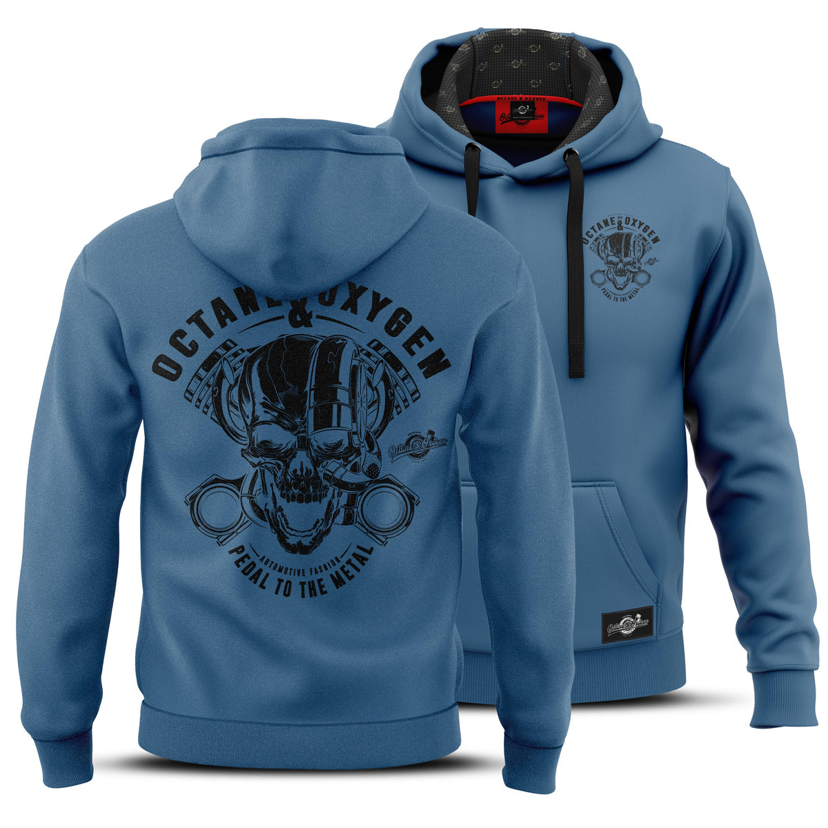 Octane & Oxygen Premium Hoodie Skull Edition