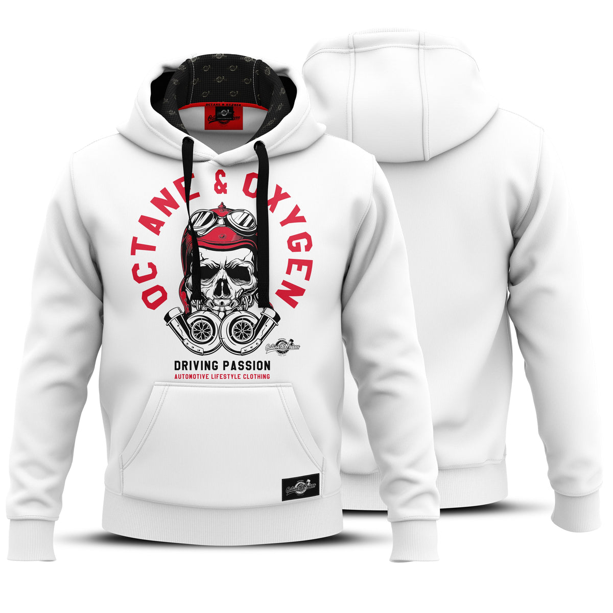 Octane & Oxygen Premium Hoodie mit Turbo Skull Edition