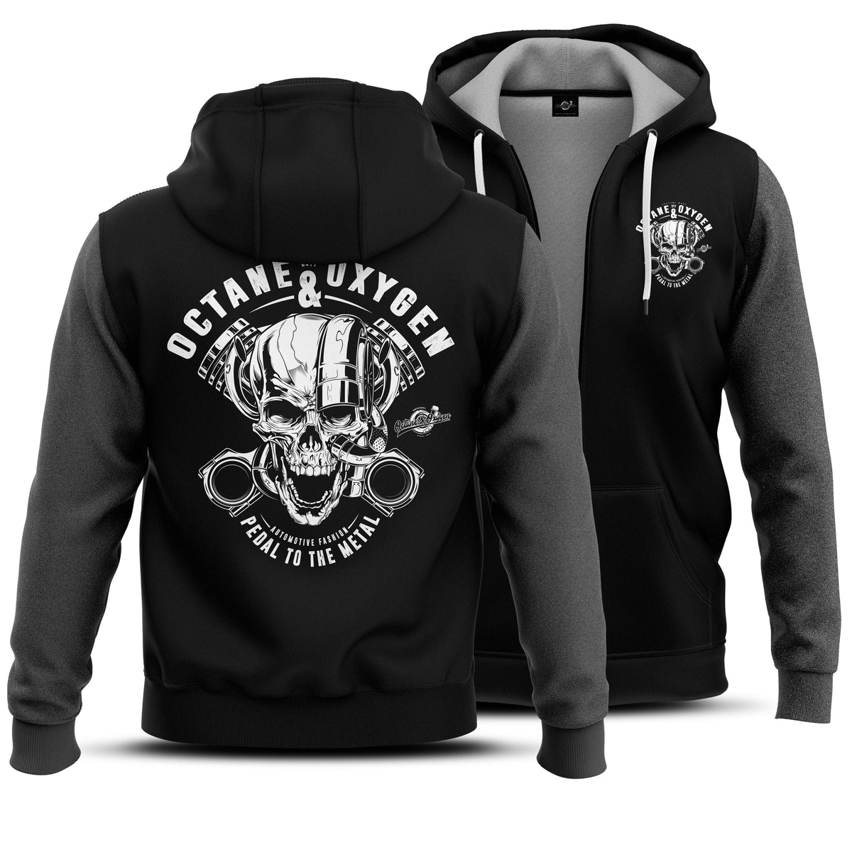 Octane & Oxygen Premium Zip Jacke gefüttert